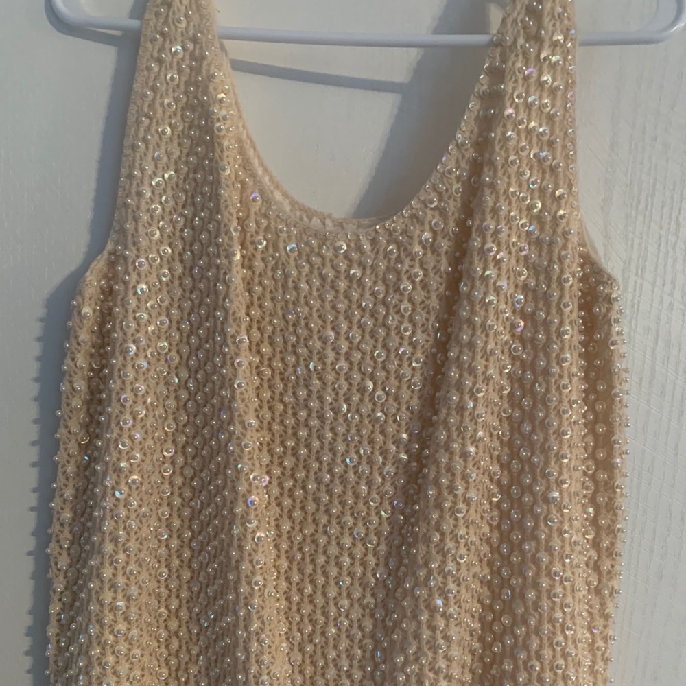 Vintage Beaded Tank Top